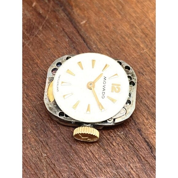 Movado Women's Watch 17J Swiss Mechanical Movement WORKS FOR REPAIR PARTS - Picture 8 of 8